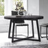 PaulaHome - Chic Charcoal Round Dining Table